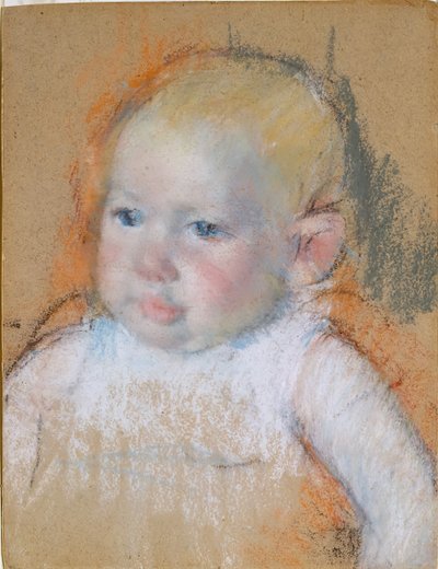 Baby Charles, 1900 door Mary Cassatt
