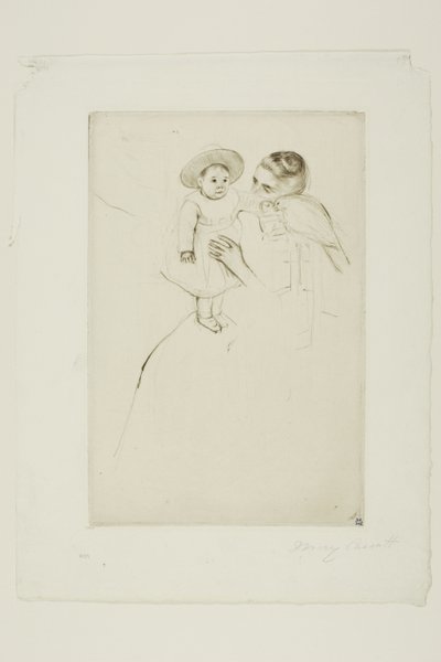 Hélène van Septeuil door Mary Cassatt