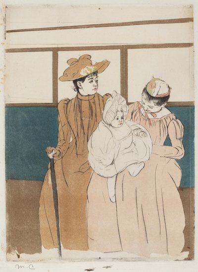 In de Omnibus door Mary Cassatt