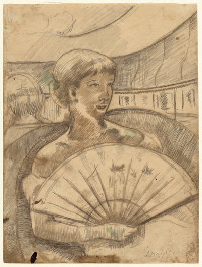 In de operabox (nr. 3) door Mary Cassatt