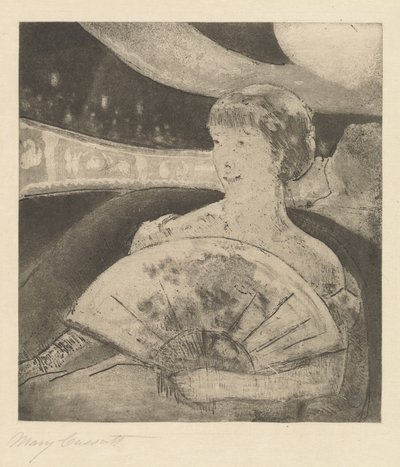 In de Opera Box Nr. 3, c. 1880 door Mary Cassatt