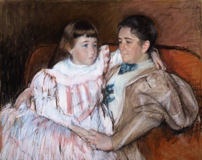 Louisine Havemeyer en haar dochter Electra door Mary Cassatt