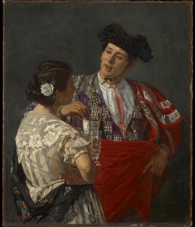 Het aanbieden van de Panal aan de stierenvechter, 1873 door Mary Cassatt