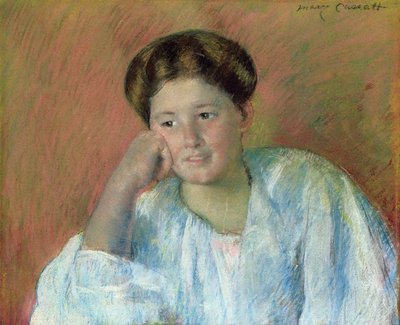Portret van Louisine Elder door Mary Cassatt