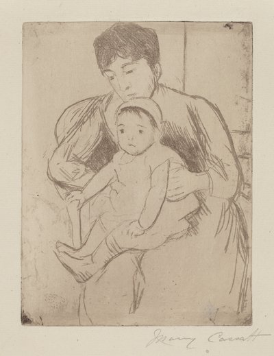 Bill Voorbereiden voor een Uitje, ca. 1889 door Mary Cassatt