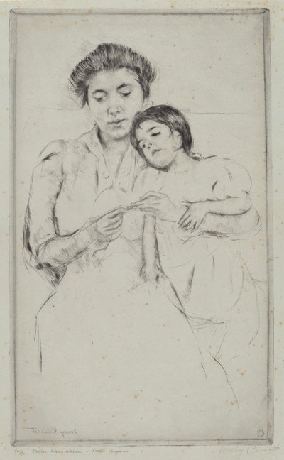 De Haakles, ca. 1902 door Mary Cassatt