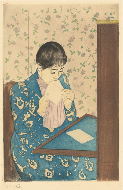 De Brief door Mary Cassatt