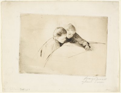 De Kaart door Mary Cassatt