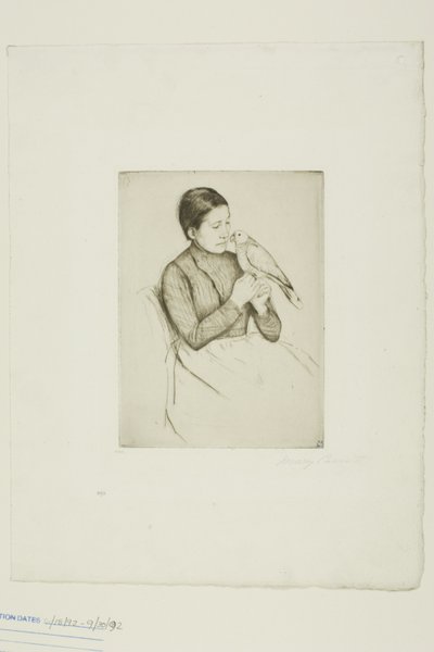 De papegaai door Mary Cassatt
