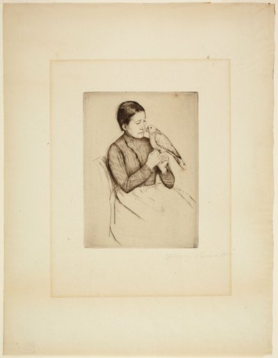 De papegaai door Mary Cassatt