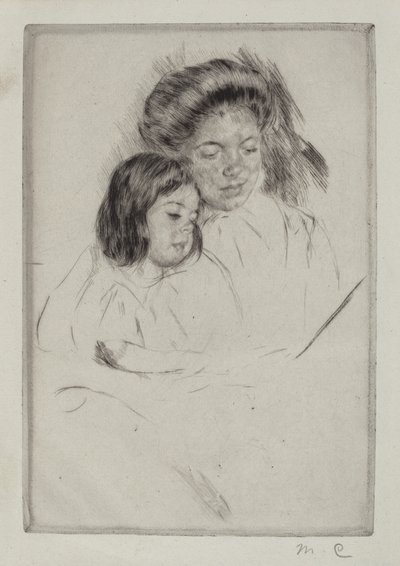 Het prentenboek nr. 1, ca. 1901 door Mary Cassatt