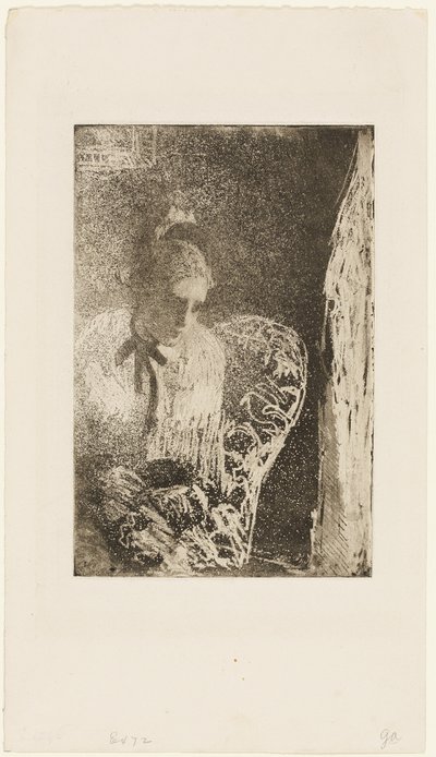 Wachten door Mary Cassatt