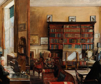 Interieurstudie, ca. 1937 door Mary Dawson Elwell