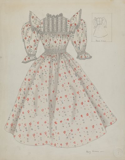 Poppenjurk, ca. 1936 door Mary E Humes