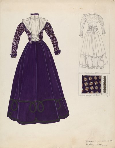 Jurk, ca. 1938 door Mary E Humes