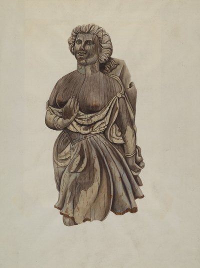 Boegbeeld Martha, ca. 1938 door Mary E Humes
