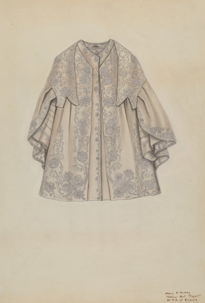 Operamantel, ca. 1938 door Mary E Humes