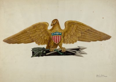 Achtersteven, ca. 1940 door Mary E Humes