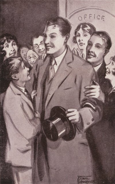 Illustratie voor Kipps door H.G. Wells door Mary Ellen Edwards