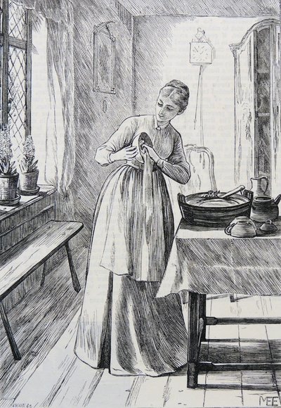 Illustratie van Huisvrouw door Mary Ellen Edwards
