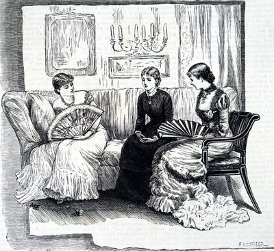 Dames met waaiers door Mary Ellen Edwards