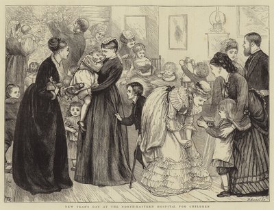 Nieuwjaarsdag in het Noordoostelijk Ziekenhuis voor Kinderen door Mary Ellen Edwards