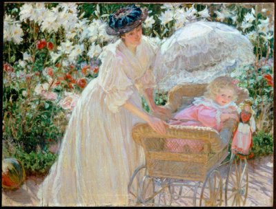 Rozen en lelies door Mary Fairchild Low