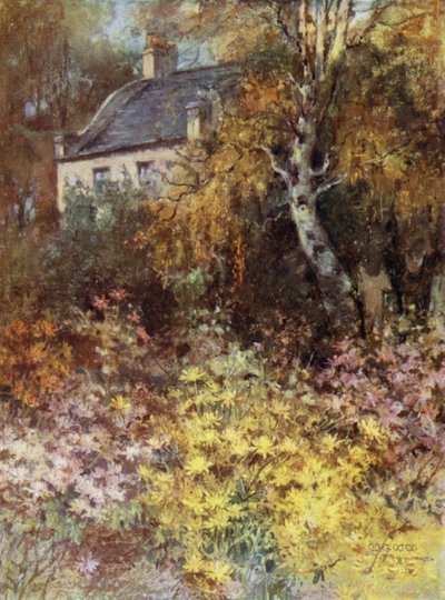 Schotse Tuinen: Raeden House door Mary Georgina Wade Wilson