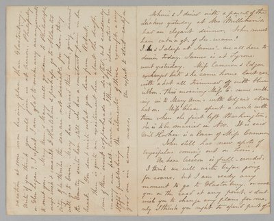 Brief van Mary Jane Hale Welles aan Gideon Welles, 15 augustus 1863 door Mary Hale