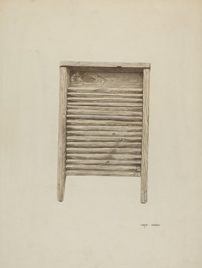 Wasbord, c. 1940 door Mary Hansen