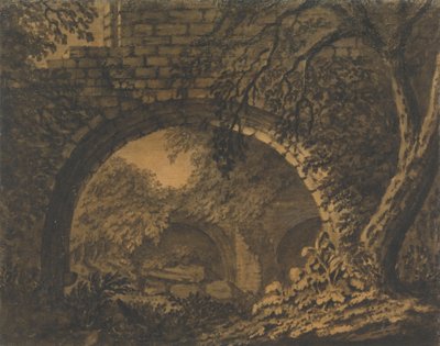 Een boog in het gewelf van een overwoekerde ruïne door Mary Harcourt