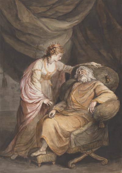 Lear en Cordelia door Mary Hoare
