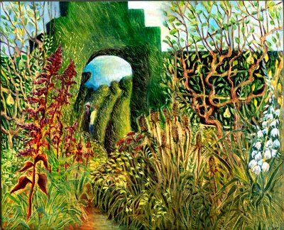 Great Dixter: Topiary en bloemen, 2003 door Mary Kuper