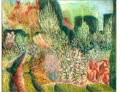 Great Dixter: Topiary en paden, 2003 door Mary Kuper