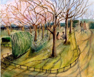 Japanse toeristen, Regents Park, 2004 door Mary Kuper