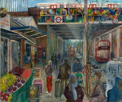 Ladbroke Grove net voor lockdown: 4, het station door Mary Kuper