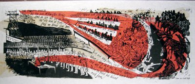 Mijnwerkersstaking, Nottingham door Mary Kuper