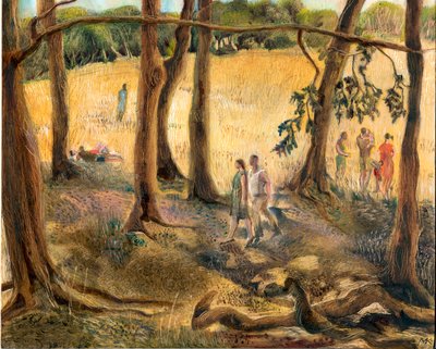 Onder de bomen, Hampstead Heath door Mary Kuper