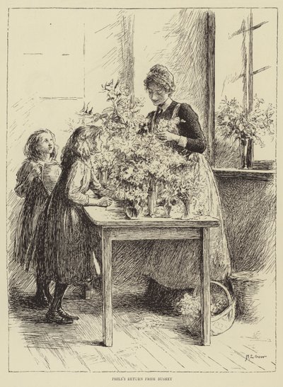 Illustratie voor Het Verhaal van een Verpleegster, door Honnor Morten door Mary L. Gow
