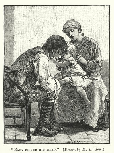 Silas Marner - Baby greep zijn hoofd door Mary L. Gow