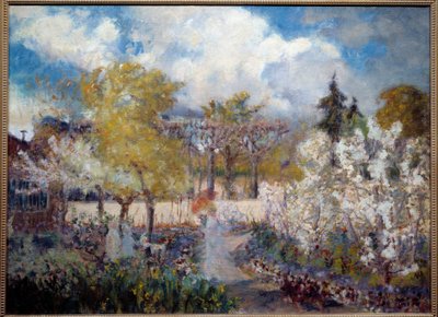 De tuin van Claude Monet in Giverny door Mary Louise MacMonnies