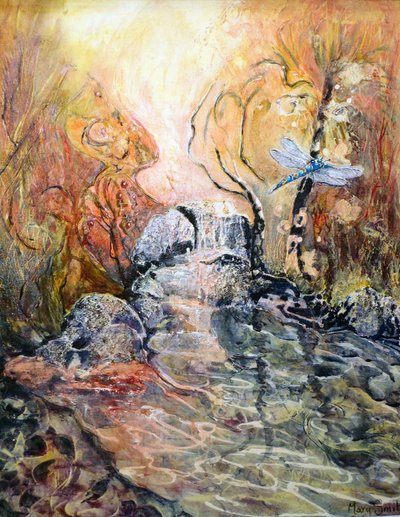 Libelle nadert door Mary Smith