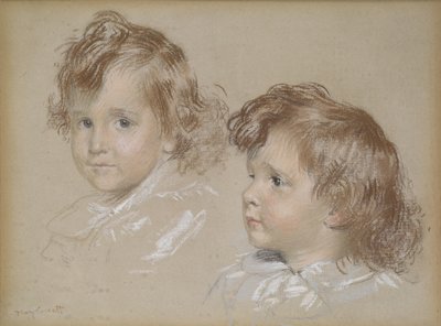 Kinderhoofden door Mary Stevenson Cassatt