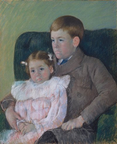 Gardner en Ellen Mary Cassatt door Mary Stevenson Cassatt