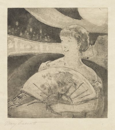 In de operabox door Mary Cassatt