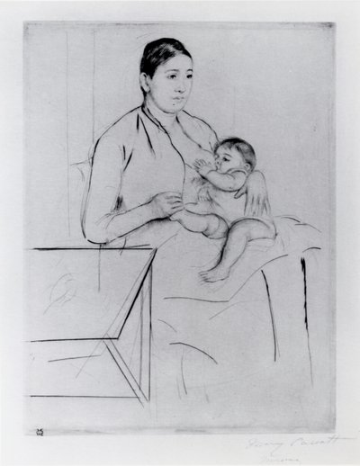 Verpleging door Mary Stevenson Cassatt