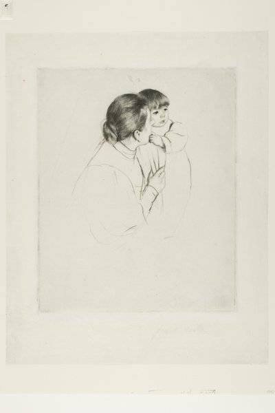 Boerenmoeder en kind, c.1895 door Mary Stevenson Cassatt