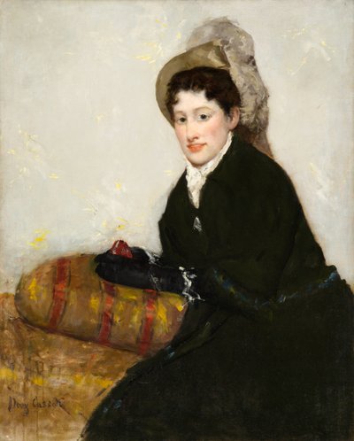 Portret van Madame X Gekleed voor de Matinee door Mary Stevenson Cassatt