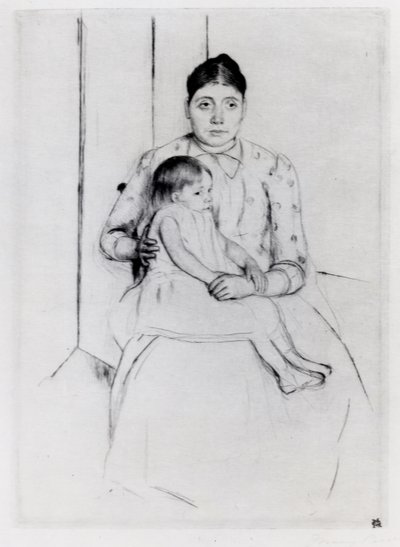 Rust door Mary Stevenson Cassatt