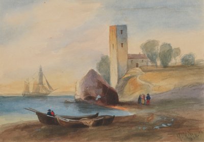 Naamloos landschap, 1876 door Mary Vaux Walcott